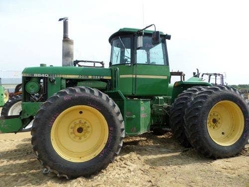 Used John Deere 8640 Tractor parts.
