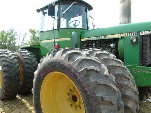 Used John Deere 8640 Tractor parts.