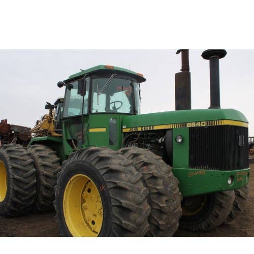 Used John Deere 8640 Tractor parts.
