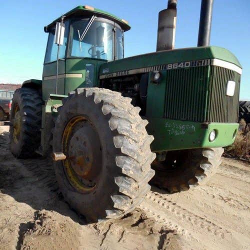 Used John Deere 8640 Tractor parts.