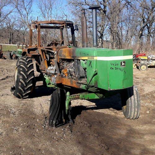 Used John Deere 8640 Tractor parts.