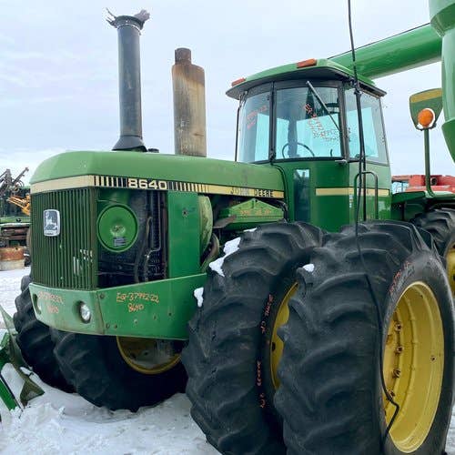 Used 1981 John Deere 8640 Tractor Parts Used 1981 John Deere 8640 Tractor Parts