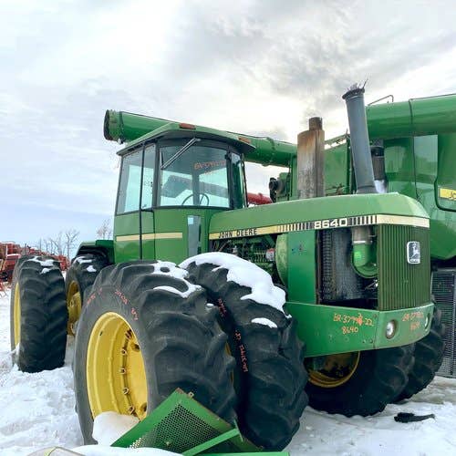 1981 Used John Deere 8640 Tractor parts.