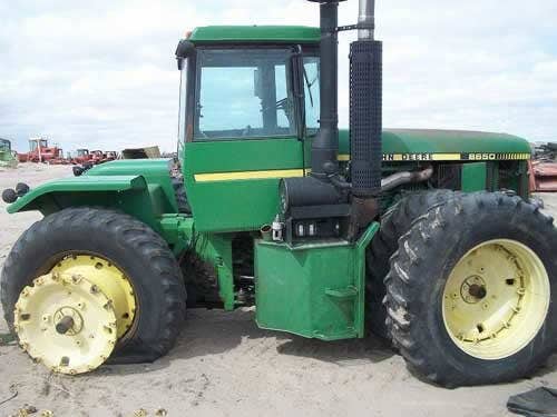 Used John Deere 8650 Tractor parts.