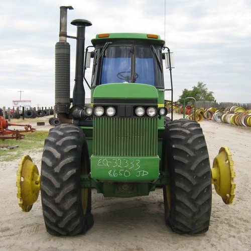 Used John Deere 8650 Tractor parts.