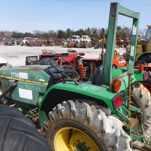 Used John Deere 870 Tractor parts.