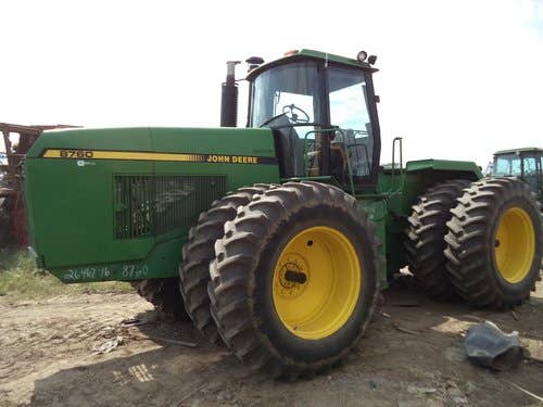 Used John Deere 8760 Tractor parts.