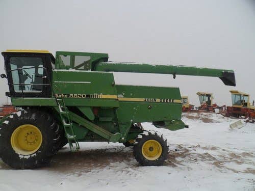 Used John Deere 8820 Combine parts.