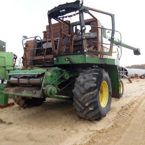 Used John Deere 8820 Combine parts.