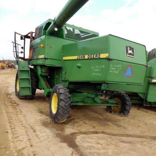 Used John Deere 8820 Combine parts.