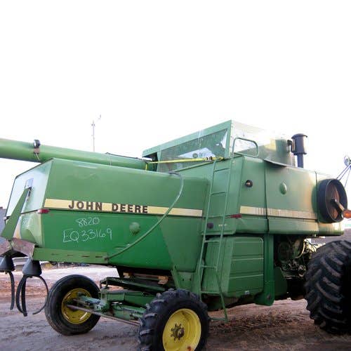 Used John Deere 8820 Combine parts.