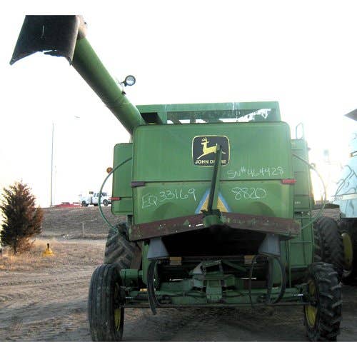 Used John Deere 8820 Combine parts.