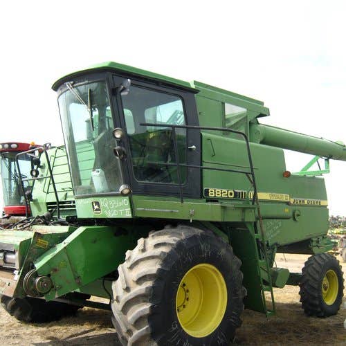 Used John Deere 8820 Combine parts.