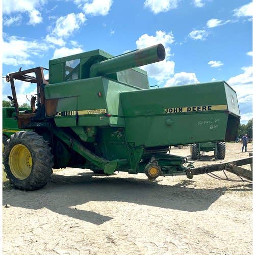 Used John Deere 8820 Combine parts.