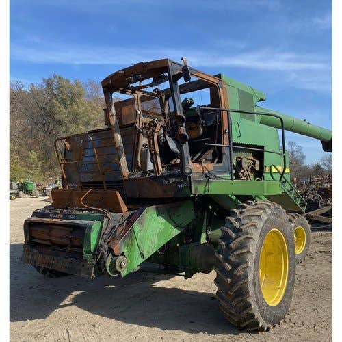 Used John Deere 8820 Combine parts.