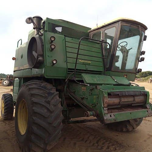 Used John Deere 8820 Combine parts.