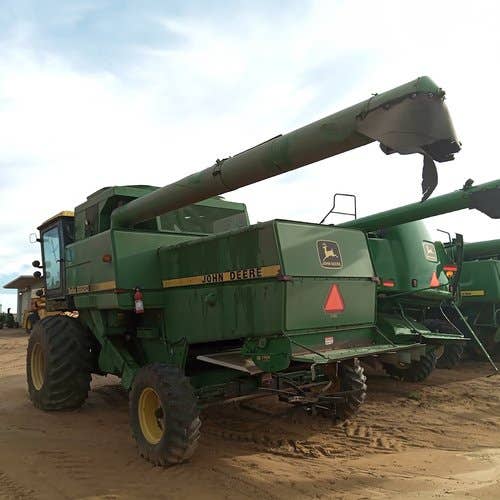 Used John Deere 8820 Combine parts.