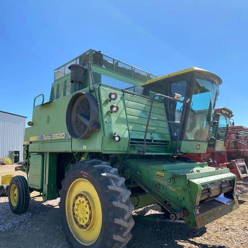 Used John Deere 8820 Combine parts.
