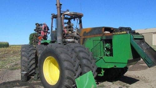 1996 Used John Deere 8870 Tractor parts.