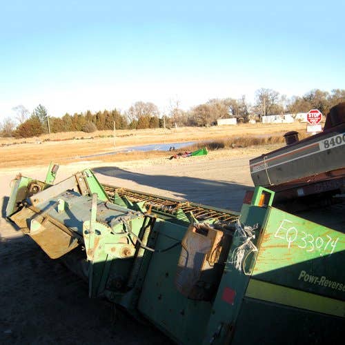 Used John Deere 890 Header parts.