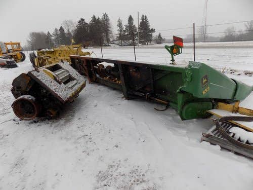 Used John Deere 893 Header parts.