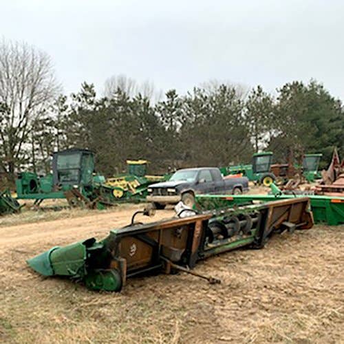 Used John Deere 893 Header parts.