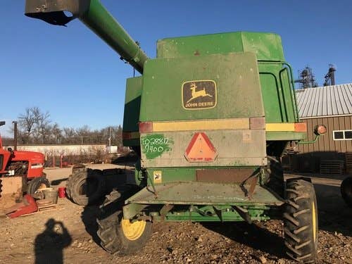 1993 Used John Deere 9400 Combine parts.
