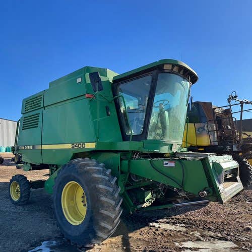 Used John Deere 9400 Combine parts.