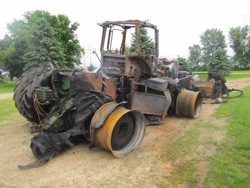 Used John Deere 9400 Tractor parts.