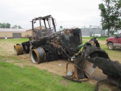 Used John Deere 9400 Tractor parts.