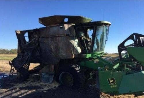 Used John Deere 9410 Combine parts.