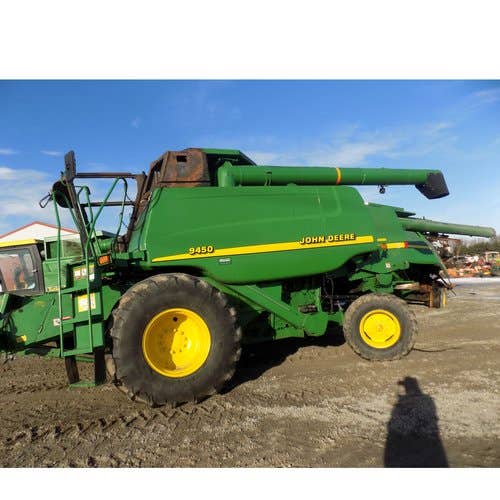 2002 Used John Deere 9450 Combine parts.