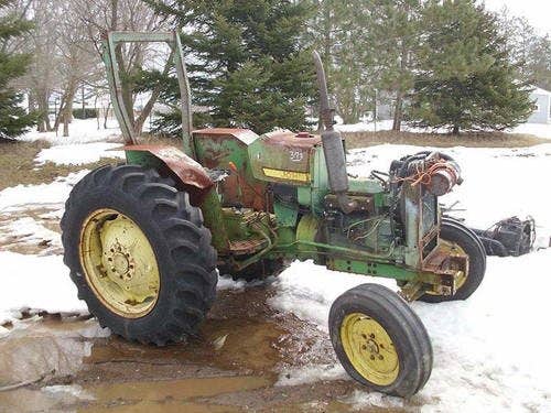 Used John Deere 950 Tractor parts.