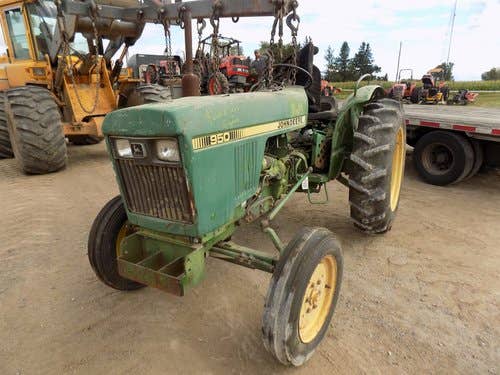 Used John Deere 950 Tractor parts.