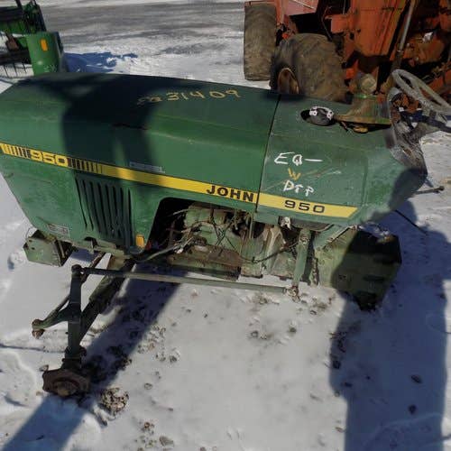 Used John Deere 950 Tractor parts.