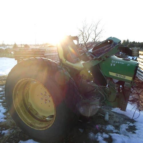 Used John Deere 950 Tractor parts.