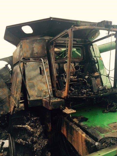 1997 Used John Deere 9500 Combine parts.