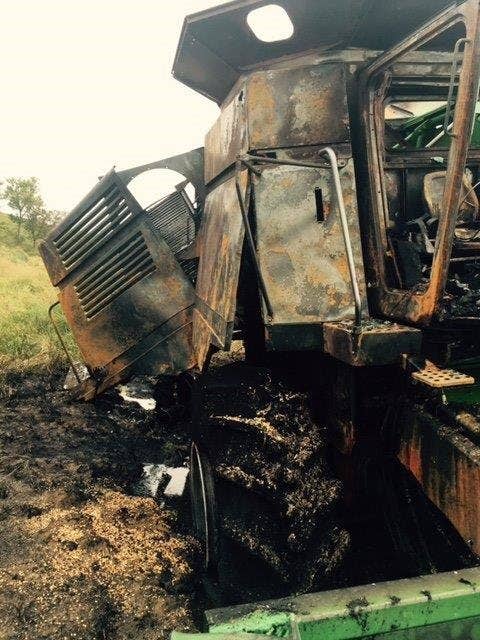 1997 Used John Deere 9500 Combine parts.