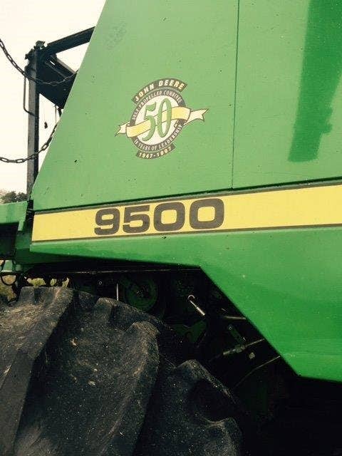 1997 Used John Deere 9500 Combine parts.