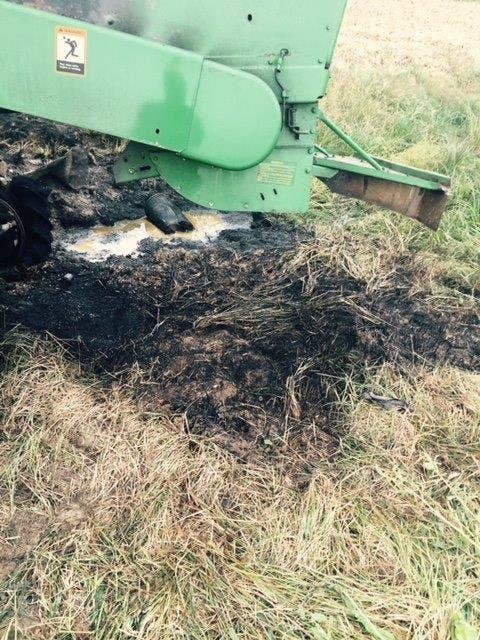 1997 Used John Deere 9500 Combine parts.