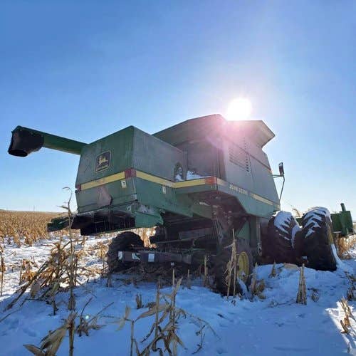 1991 Used John Deere 9500 Combine parts.