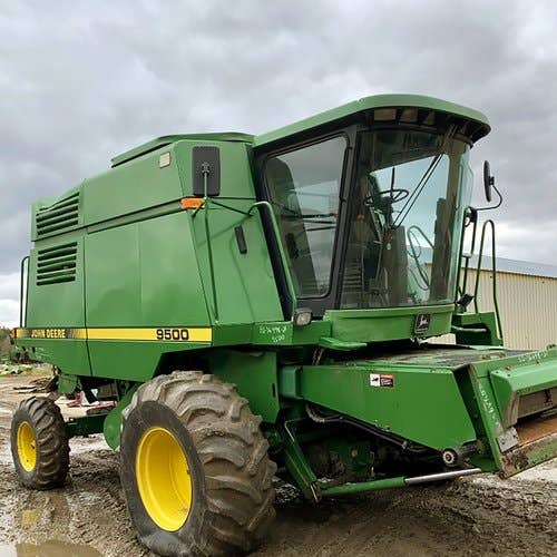 1996 Used John Deere 9500 Combine parts.