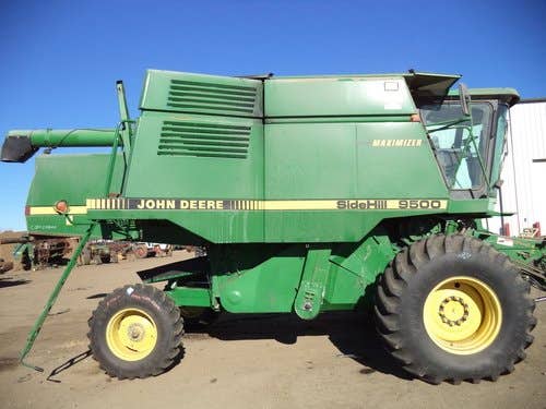 1992 Used John Deere 9500 SH Combine parts.