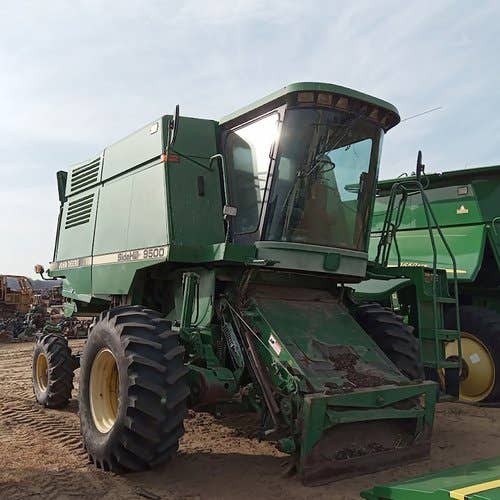 Used John Deere 9500 SH Combine parts.