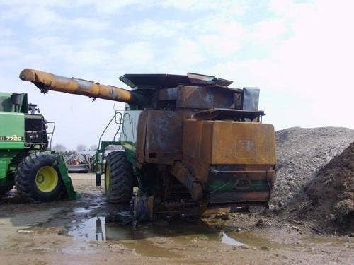 1998 Used John Deere 9510 Combine parts.