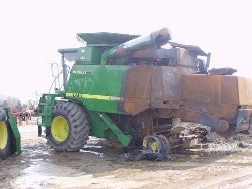 1998 Used John Deere 9510 Combine parts.