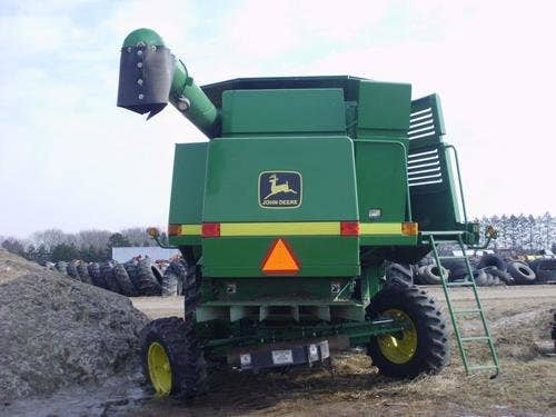 Used John Deere 9510 Combine parts.