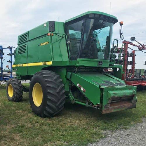 1998 Used John Deere 9510 Combine parts.