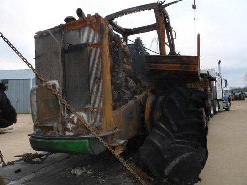2012 Used John Deere 9510R Tractor parts.