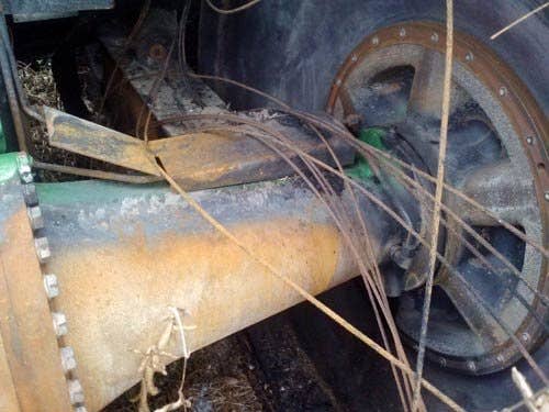 2004 Used John Deere 9520T Tractor parts.